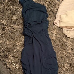 Elegant Blue Women's Dress